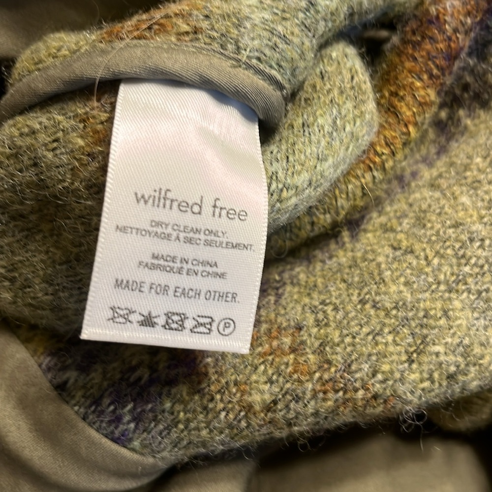 ARITZIA WILFRED FREE WOOL BLEND GANNA JACKET SIZE XS - Picture 7 of 8
